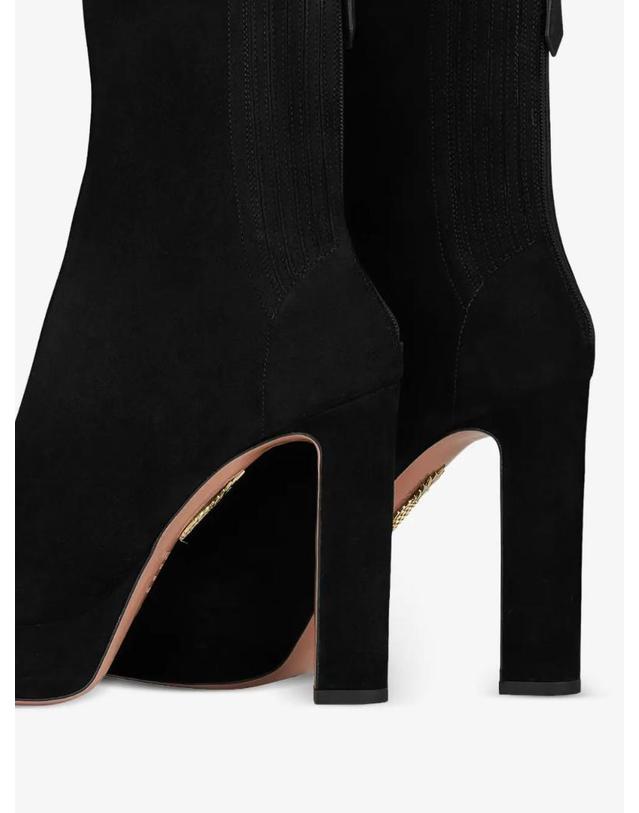 아쿠아주라 [해외직구] 26 FW Aquazzura 마틴 스웨이드 부츠 MIEHIGB0SUE000 TP458443802 착용컷
