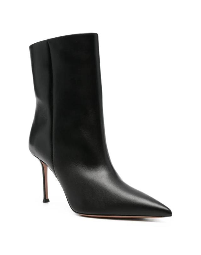 아쿠아주라 [해외직구] 26 FW Aquazzura 포인티드 토 스틸레토 힐 앵클 부츠 HRPMIDB0CFI000 TP458931957 착용컷