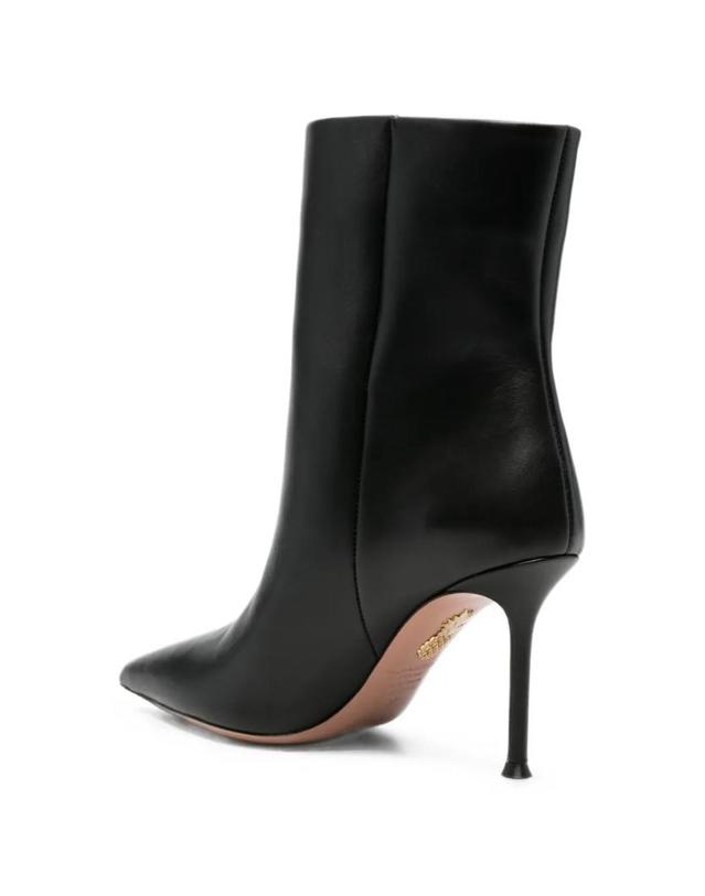 아쿠아주라 [해외직구] 26 FW Aquazzura 포인티드 토 스틸레토 힐 앵클 부츠 HRPMIDB0CFI000 TP458931957 착용컷