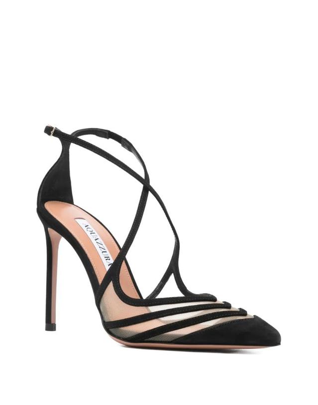 아쿠아주라 [해외직구] 26 FW Aquazzura 포인티드 토 스트랩 힐 AANHIGP0SFE000 TP455232056 착용컷