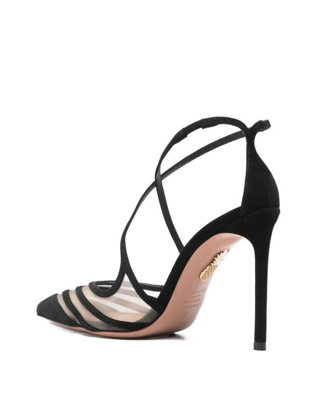 아쿠아주라 [해외직구] 26 FW Aquazzura 포인티드 토 스트랩 힐 AANHIGP0SFE000 TP455232056 착용컷
