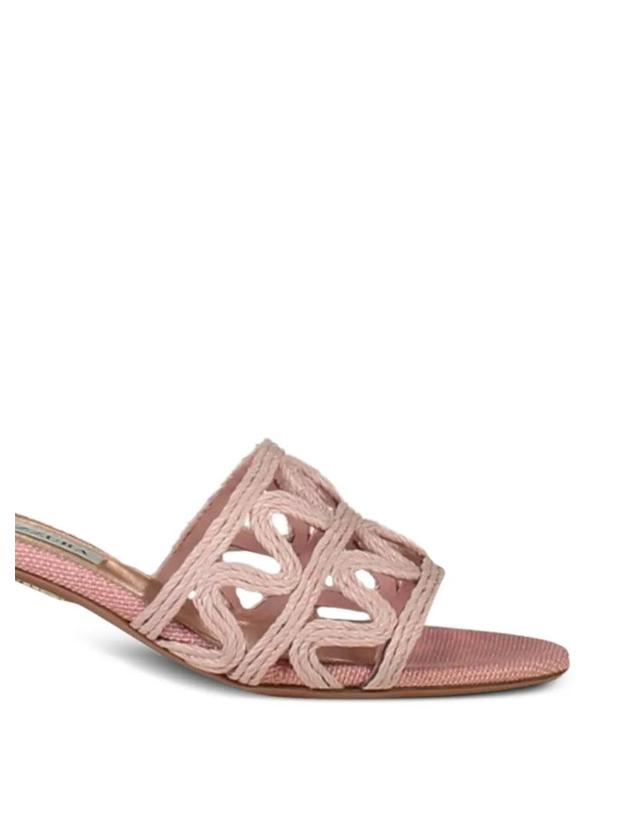 아쿠아주라 [해외직구] 26 FW Aquazzura 마나우스 브레이디드 뮬 MNUMIDM0WVR93B TP454819131 착용컷