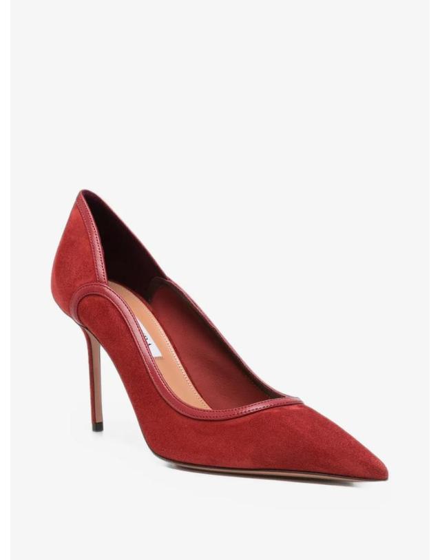 아쿠아주라 [해외직구] 26 FW Aquazzura 스웨이드 포인티드 토 펌프스 PLHMIDP0SAA TP460004067 착용컷