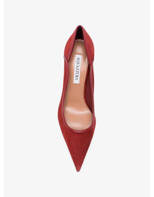 아쿠아주라 [해외직구] 26 FW Aquazzura 스웨이드 포인티드 토 펌프스 PLHMIDP0SAA TP460004067 착용컷