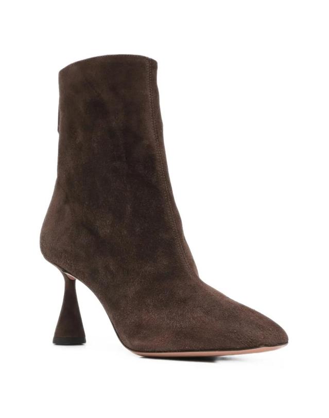 아쿠아주라 [해외직구] 26 FW Aquazzura 아모레 스웨이드 앵클 부츠 AMOREBOOTIE75 TP458962492 착용컷