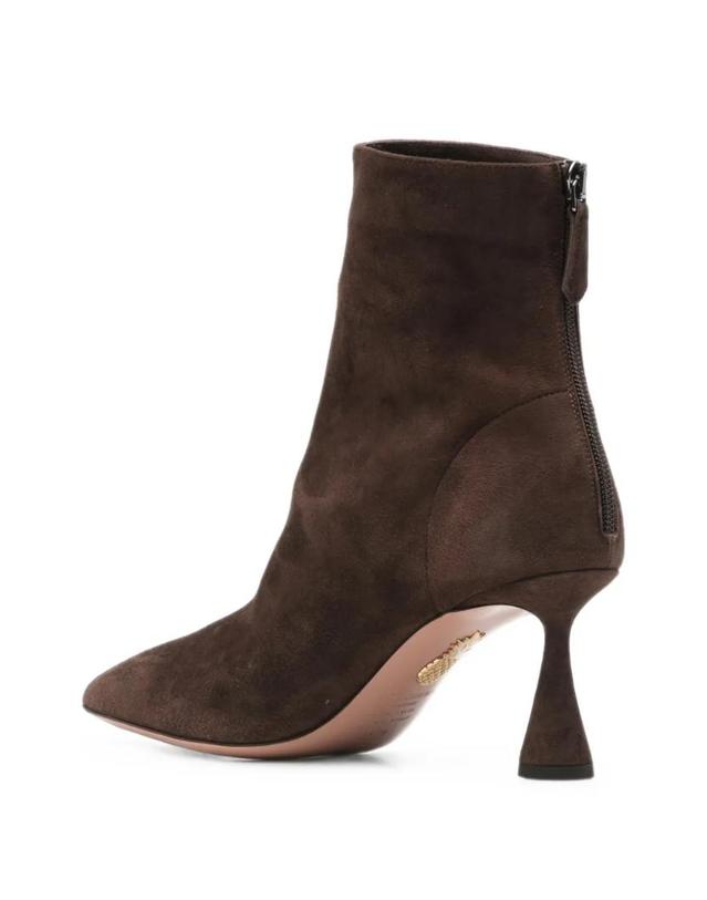 아쿠아주라 [해외직구] 26 FW Aquazzura 아모레 스웨이드 앵클 부츠 AMOREBOOTIE75 TP458962492 착용컷