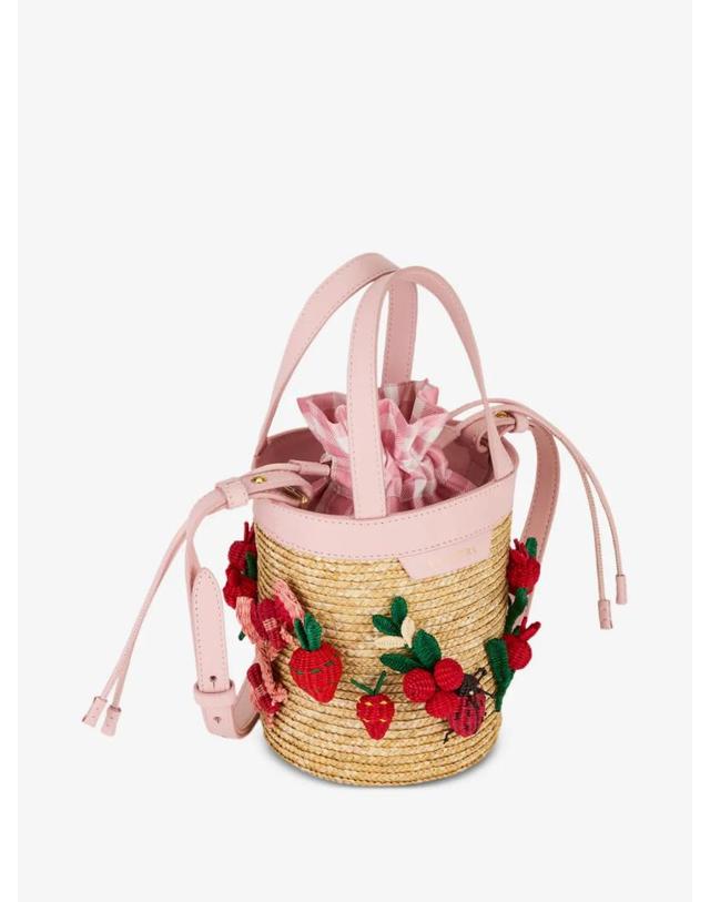 아쿠아주라 [해외직구] 26 FW Aquazzura 보타니카 미니 버킷 BTCBCKB0RFCNSG TP460049857 착용컷