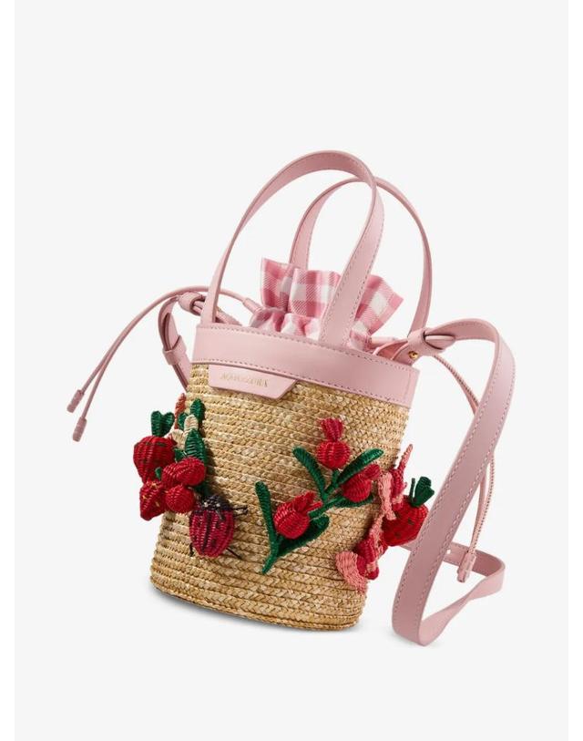 아쿠아주라 [해외직구] 26 FW Aquazzura 보타니카 미니 버킷 BTCBCKB0RFCNSG TP460049857 착용컷