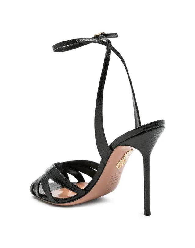 아쿠아주라 [해외직구] 26 FW Aquazzura 소울메이트 스네이크 스킨 이펙트 샌들 SLTHIGS0MSK TP457694183 착용컷