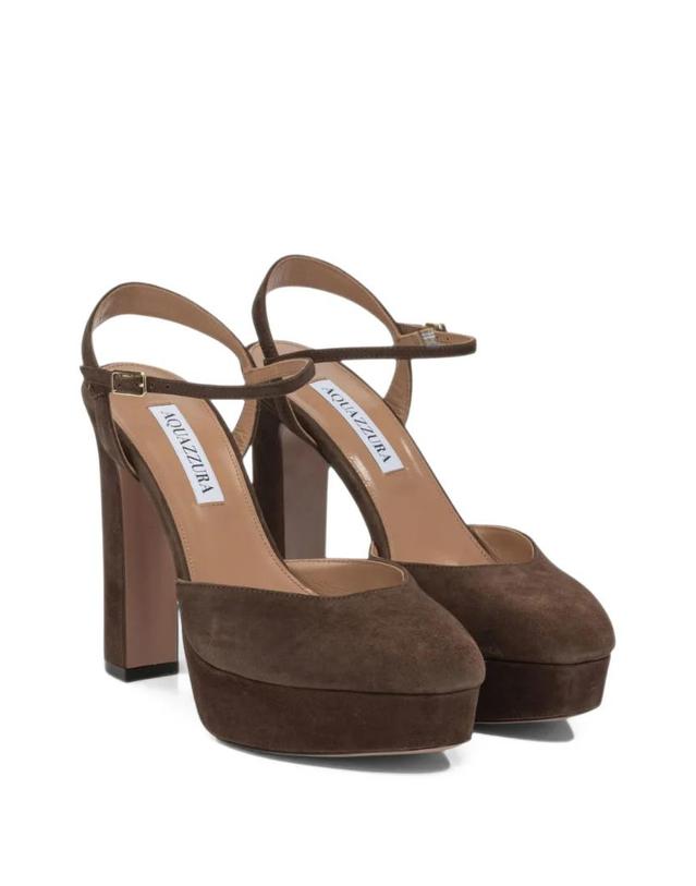 아쿠아주라 [해외직구] 26 FW Aquazzura 아미라 플래토 스웨이드 플랫폼 펌프스 AARHIGB0SUEESP TP460005455 착용컷