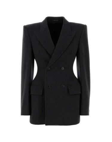 [해외직구] 26 FW 발렌시아가 아워글라스 더블 브레스티드 자켓 8519 794461TTU19