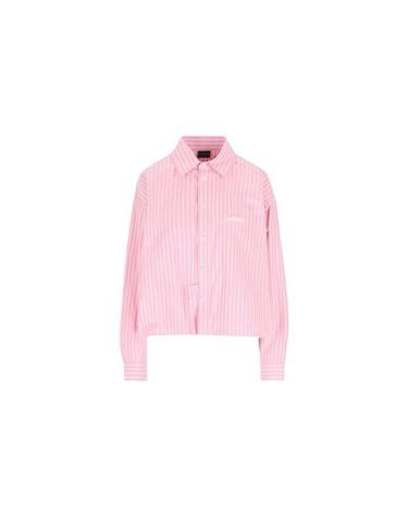[해외직구] 26 FW 발렌시아가 핀스트라이프 롱슬리브 셔츠 5621 857837TPM26
