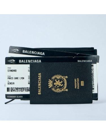 [해외직구] 26 FW 발렌시아가 Passport 패드포트 모티프 폰 홀더 파우치백 787733 2AA3R 1000