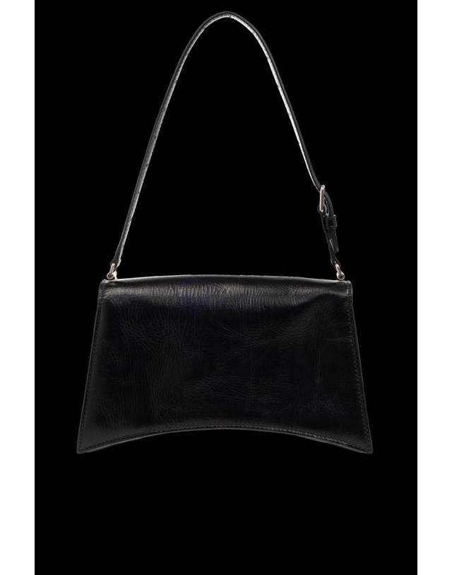 발렌시아가 [해외직구] 24SS 발렌시아가 블랙 레더 Crush Sling S 숄더 백 7657342AAR21000 TP580063233 착용컷