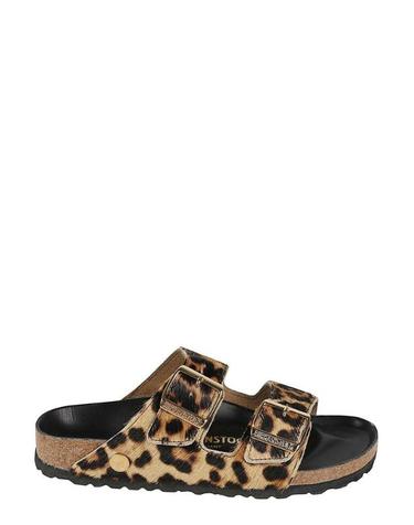 [해외직구] 버켄스탁 애리조나 퍼 플랫 샌들 1032839 LEOPARDNATURAL TP979692455