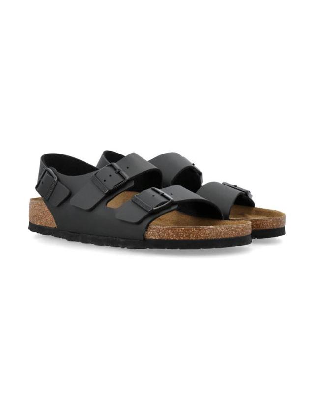 버켄스탁 [해외직구] 26SS 버켄스탁 버켄스탁 블랙 Milano Birko Flor 샌들 26P034793BLACK TP580047314 착용컷
