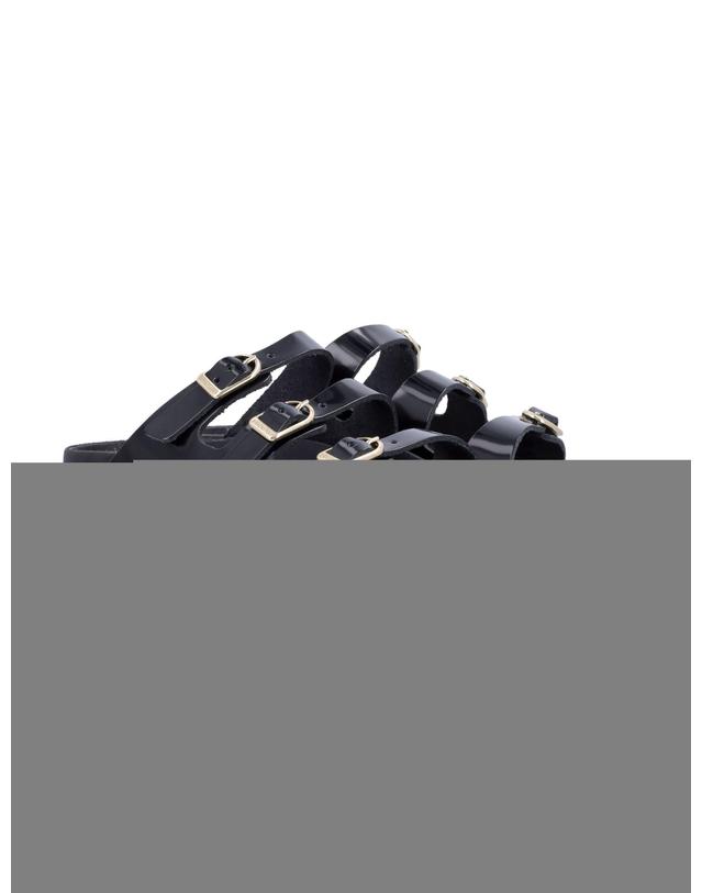 버켄스탁 [해외직구] 26SS 버켄스탁 Florida 블랙 샌들 with 조절형 버클 앤 Three Straps in 레더 for 여성 1029385BLACK TP577868513 착용컷