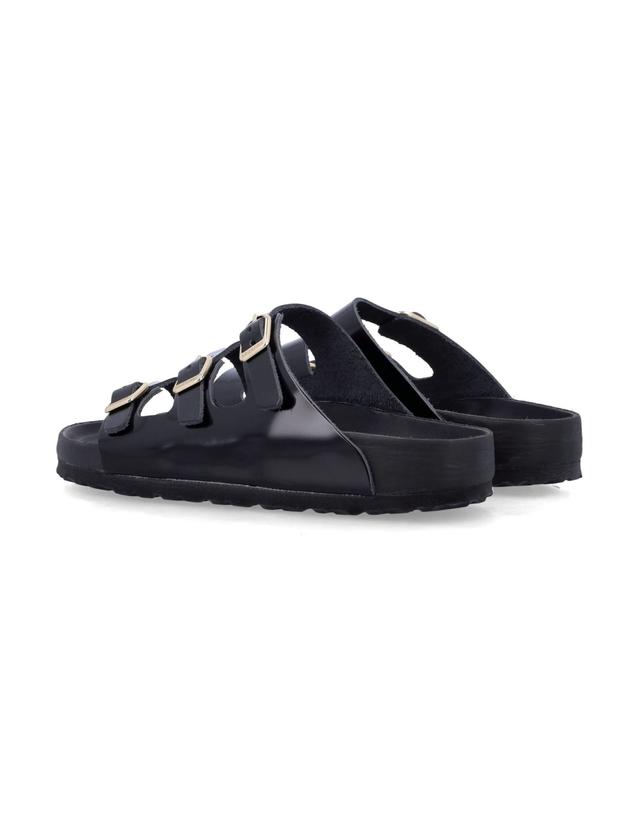 버켄스탁 [해외직구] 26SS 버켄스탁 Florida 블랙 샌들 with 조절형 버클 앤 Three Straps in 레더 for 여성 1029385BLACK TP577868513 착용컷