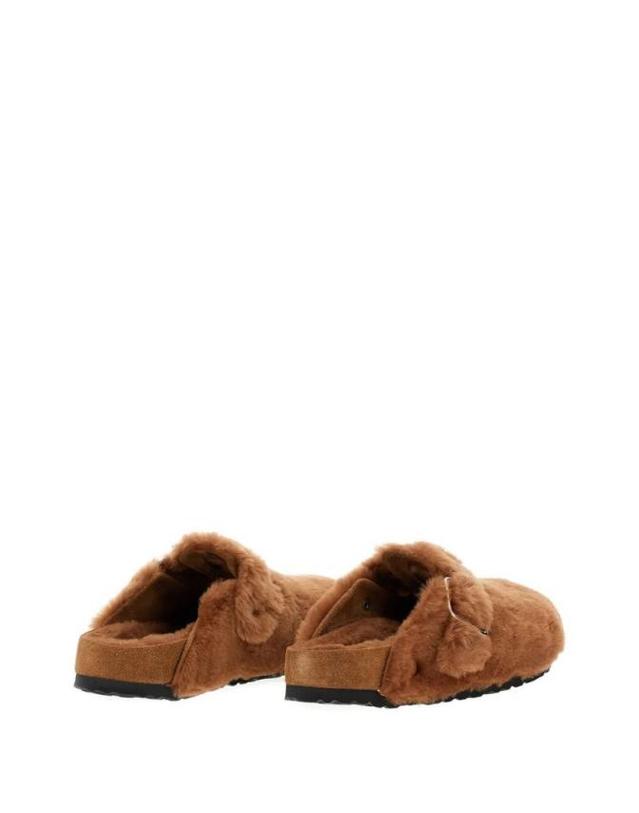 버켄스탁 [해외직구] 25FW 버켄스탁 BOSTON 시어링 클로그 1031355CARAMEL TP578705048 착용컷