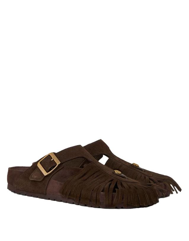 버켄스탁 [해외직구] 26FW 버켄스탁 BY 에트로 샌들 GIZEH IN SUEDE CIOCCOLATO CON FRANGE WS4F0059AP12SM1512 TP582407704 착용컷