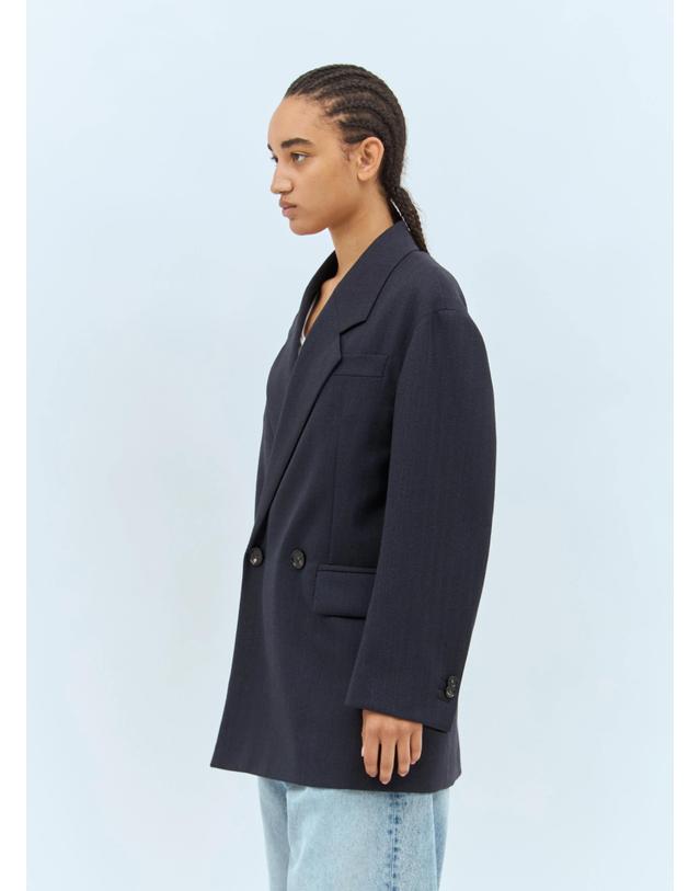 보테가 베네타 [해외직구] 26 FW 보테가 베네타 여성 울 블레이저 bov0257006blk 착용컷