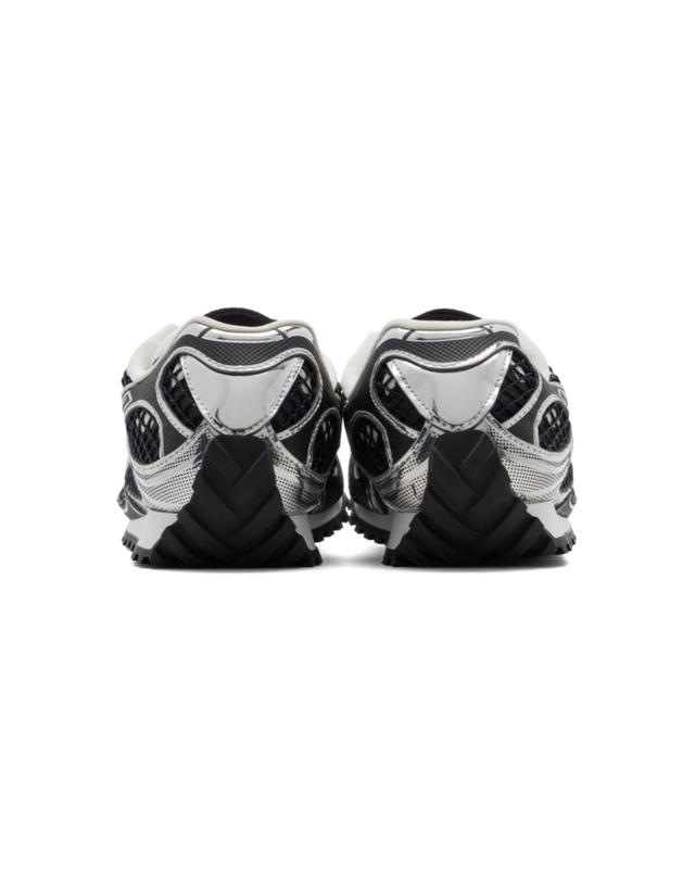 보테가 베네타 [해외직구] 26 FW 보테가 베네타 블랙 실버 오르빗 스니커즈 262798F128002 착용컷