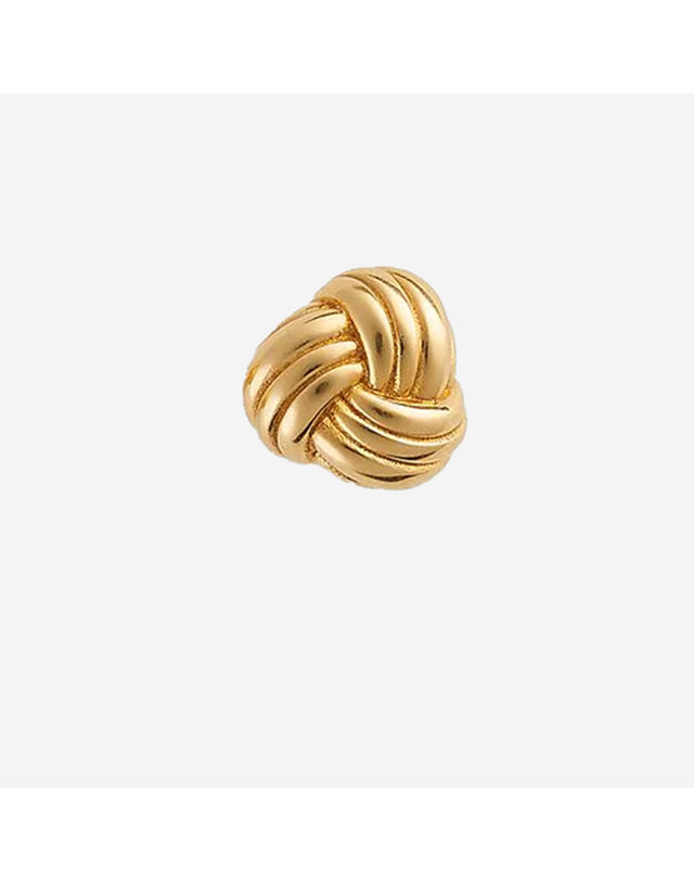 보테가 베네타 [해외직구] 26SS 보테가 베네타 INTRECCIO KNOT PIN 이어링 골드톤 838176VAHU08120 TP573965832 착용컷
