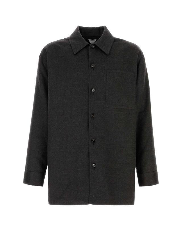 보테가 베네타 [해외직구] 26SS 보테가 베네타 Grey 자켓 with 와이드 Notched Revers in 캐시미어 앤 실크 Man 830104VKOW01307 TP574369984 착용컷