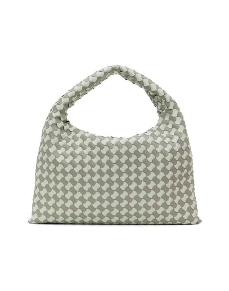 [해외] [보테가 베네타] 26 FW Bottega Veneta 그린  그레이 스몰 홉 숄더백 241798F048046 DB8MXX10885