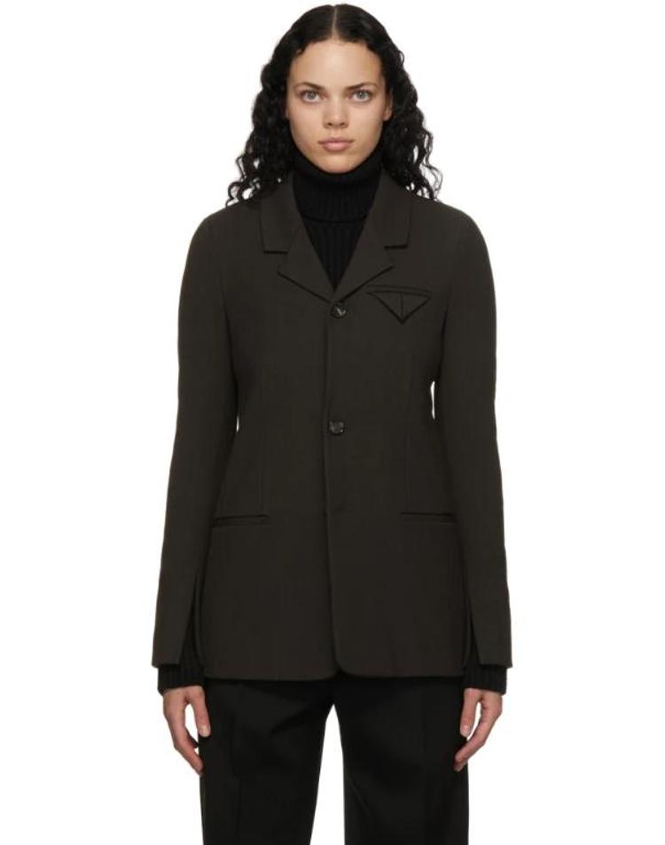 [해외] [보테가 베네타] 26 FW Bottega Veneta 브라운 울 블레이저 202798F057020 DB8MXX10900
