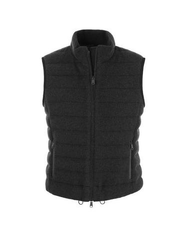 [해외직구] 26 FW 브루넬로 쿠치넬리 리브드 니트 슬리브리스 패디드 자켓 C2803 M012T2878