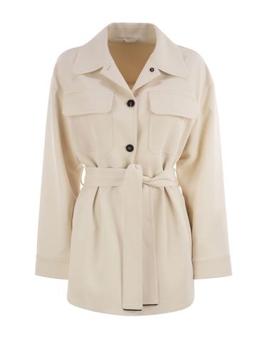 [해외직구] 25FW 브루넬로 쿠치넬리 비스코스 앤 울 safari 자켓 MG5127451PC145 TP572929951