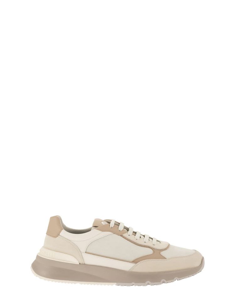브루넬로 쿠치넬리 [해외] 26FW 브루넬로 쿠치넬리 멀티컬러 레더 앤 suede 러너 스니커즈 MZUSNEO355CTG72 TP577871217 DB8NXX21927