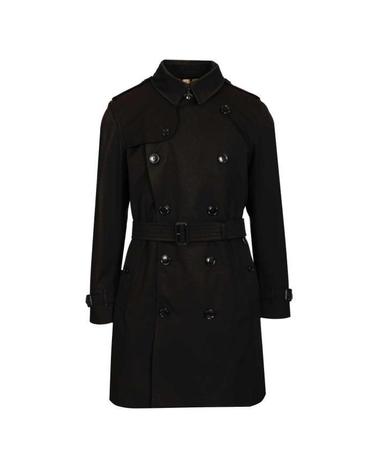 [해외직구] 26 FW 버버리 더블 브레스티드 벨트 켄싱턴 트렌치코트 블랙 8117229A1189