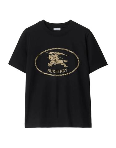 [해외직구] 버버리 knight stamp cotton T shirt 12108296454408 TP725306349