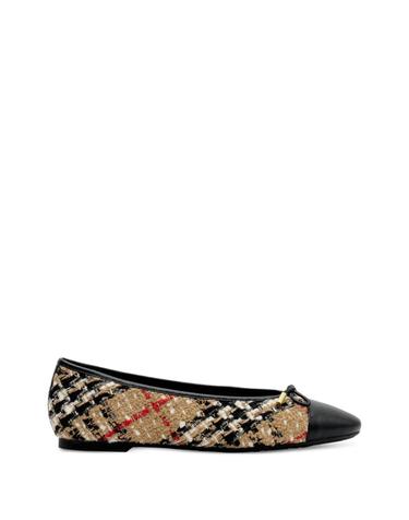 [해외직구] 버버리 Check boucle Highgate ballerinas 12173468139784 TP725657030