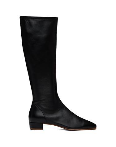 [해외직구] 26 FW BY FAR 블랙 에디 가죽 롱 부츠 262289F115001