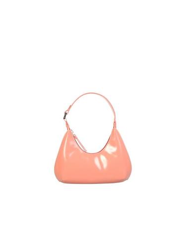 [해외직구] 22FW 바이파 베이비 Salmon Semi 페이턴트 레더 백 BASSLMWSMASLM TP572867833