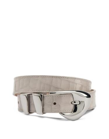 바이파 [해외직구] 26 FW BY FAR Moore crocodile embossed belt MWTST004CL005WH027 TP459926516