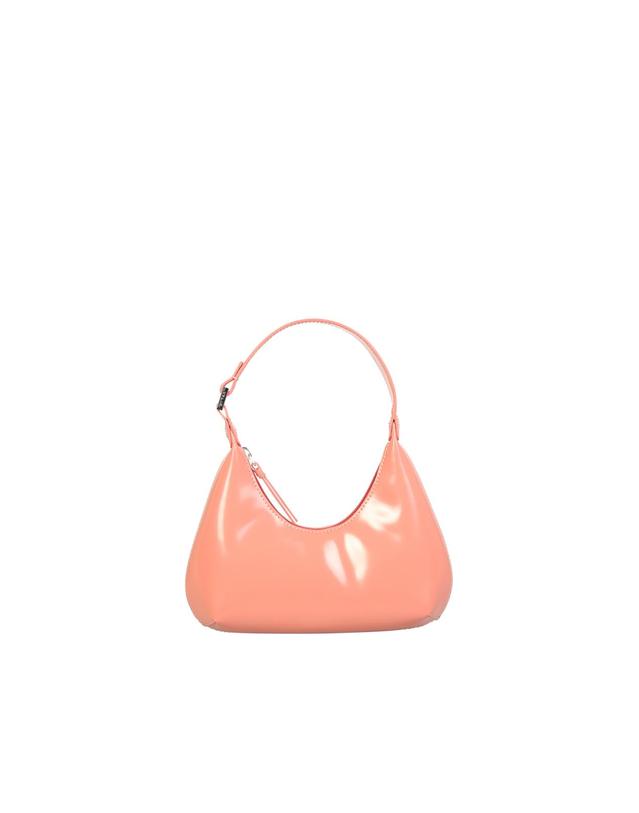 바이파 [해외직구] 22FW 바이파 베이비 Salmon Semi 페이턴트 레더 백 BASSLMWSMASLM TP572867833 착용컷