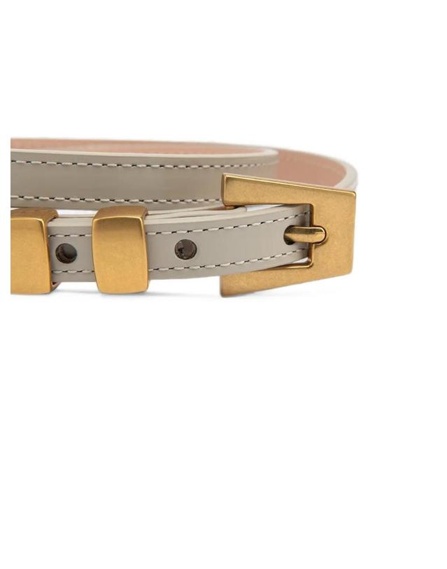 바이파 [해외직구] 26 FW BY FAR Vic semi patent belt MWTST003CL017WH027 TP459926482 착용컷