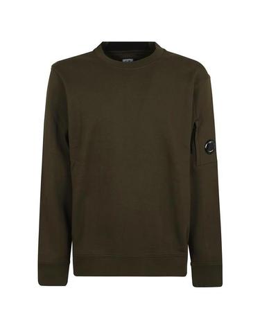 [해외직구] 26 FW CP컴퍼니 다이애그널 플리스 크루넥 렌즈 스웨트셔츠 그린 17CMSS023A005086W