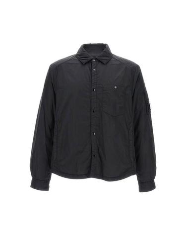 [해외직구] 26 FW CP컴퍼니 크롬 R 패디드 오버셔츠 자켓 블랙 19CMOS088A005904G