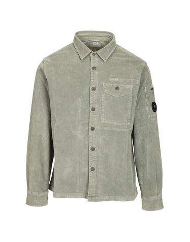 [해외직구] 26 FW CP컴퍼니 렌즈 디테일 코듀로이 셔츠 21CMSH147A006410O936 TP457622148