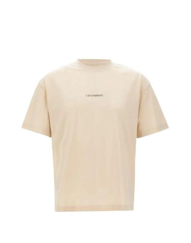 [해외직구] 26 FW CP컴퍼니 30 1 저지 반소매 로고 티셔츠 20CMTS087A005100W114 TP454016169