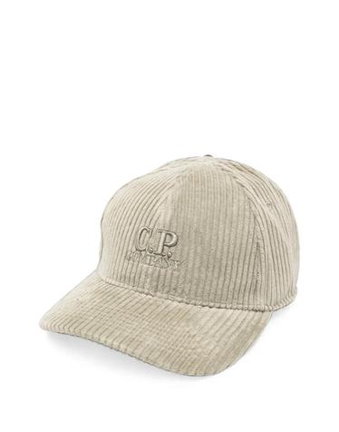 [해외직구] 26 FW CP컴퍼니 로고 자수 코듀로이 캡 모자 21CMAC245A110472A TP459063072