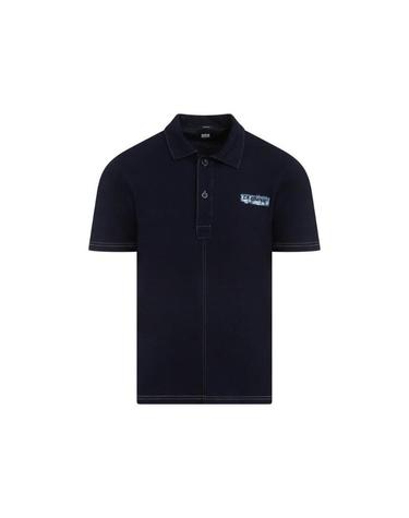 [해외직구] C P  회사 로고 자수 장식 옆트임 폴로 셔츠 16CMPL151A110056W D08DENIM TP980332980