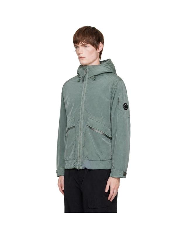 씨피 컴퍼니 씨피컴퍼니 [해외직구] CP컴퍼니 그린 헤비 크롬 R 패딩 고글 재킷 21CMOW034A 110535G TP878205278 착용컷