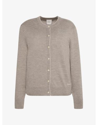 [해외직구] 26 FW 캘빈클라인 contrast trim cardigan LV044H310G2JX TP459306905