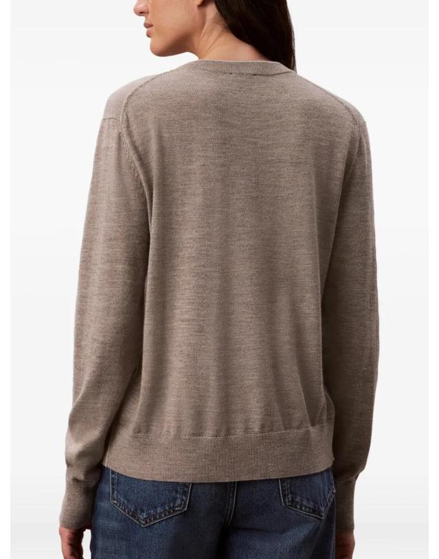 켈빈클라인 [해외직구] 26 FW 캘빈클라인 contrast trim cardigan LV044H310G2JX TP459306905 착용컷